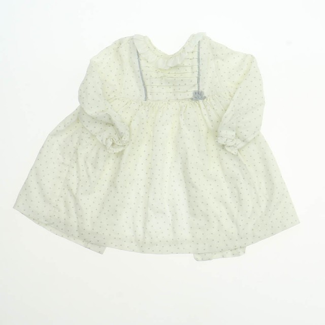 Mayoral White | Gray Dress 4-6 Months 