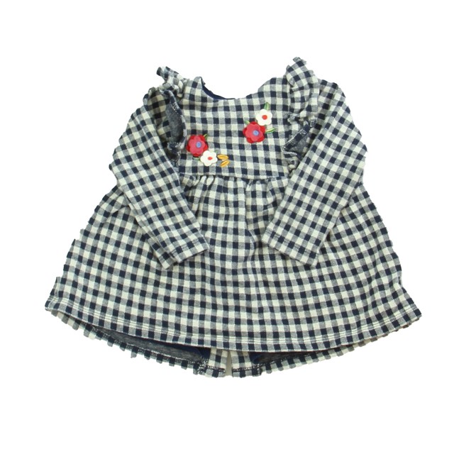 Mayoral Blue | White | Checkers Dress 6-9 Months 