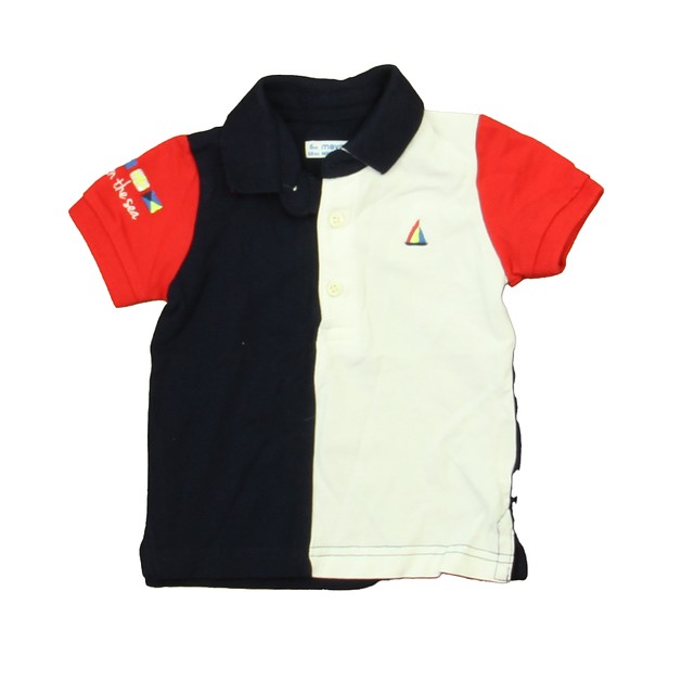 Mayoral Navy | White | Red Polo Shirt 6 Months 