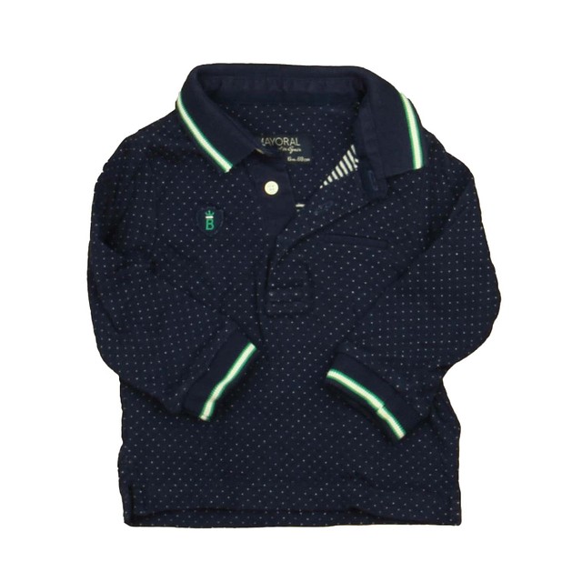 Mayoral Navy | White Rugby Shirt 6 Months 