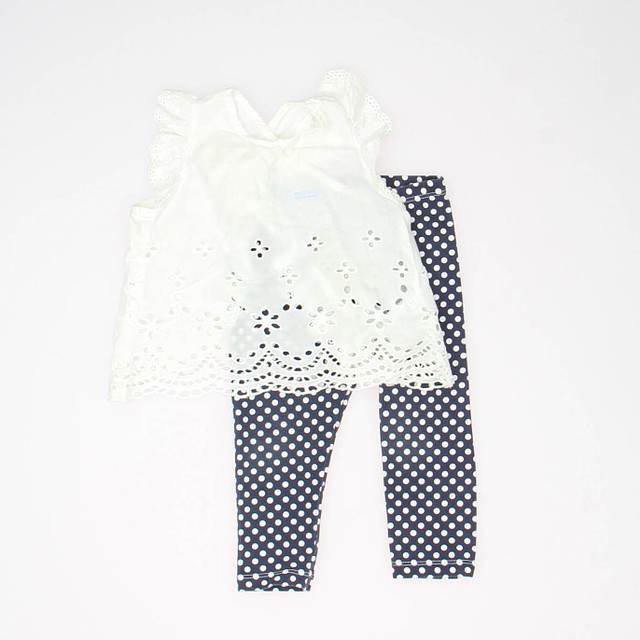 Mayoral 2-pieces White | Navy Apparel Sets 9 Months 