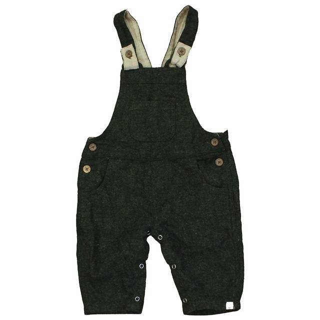 Me & Henry Grey Overalls 18-24 Months 