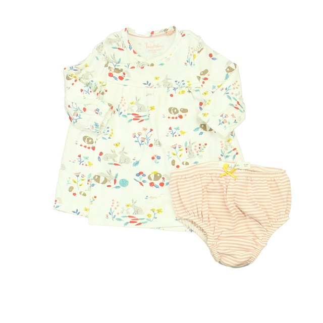 Mini Boden 2-pieces White | Pink | Bunnies Apparel Sets 0-3 