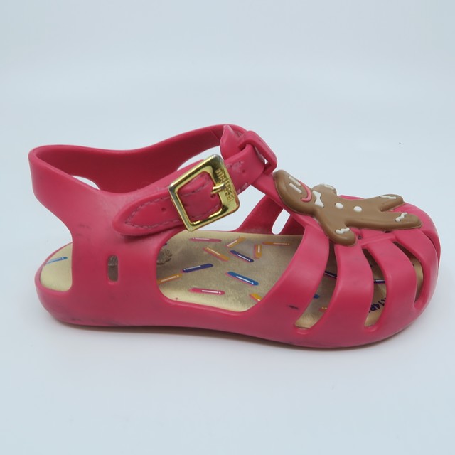 Mini Melissa Pink Sandals 5 Toddler 