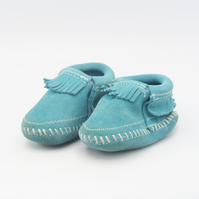 Minnetonka Turquoise Shoes 2 Infant 
