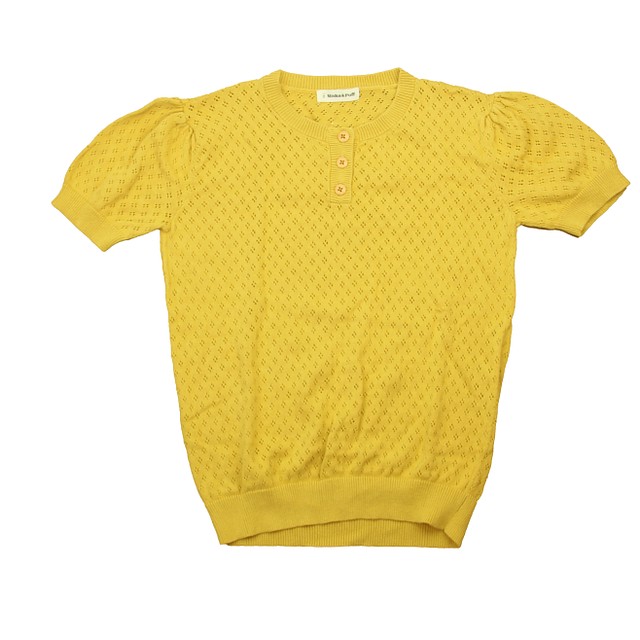 Misha & Puff Yellow Sweater 7-8 Years 