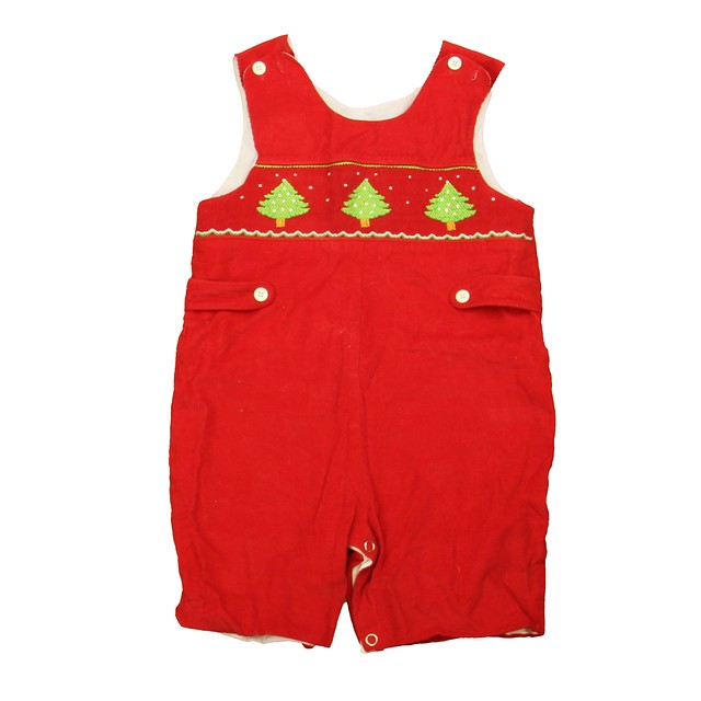 Mom & Me Red Christmas Tree Romper 24 Months 