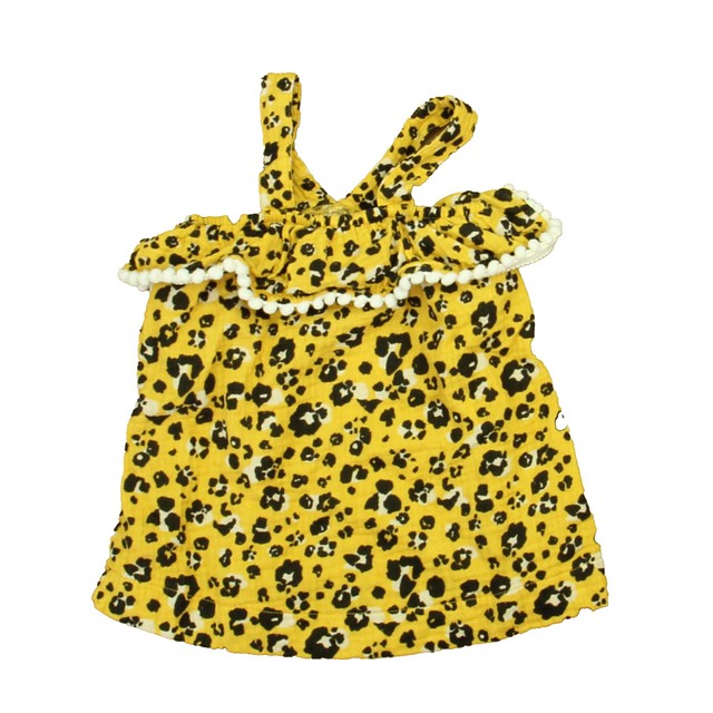 Mudpie Yellow Leopard Dress 24 Months 