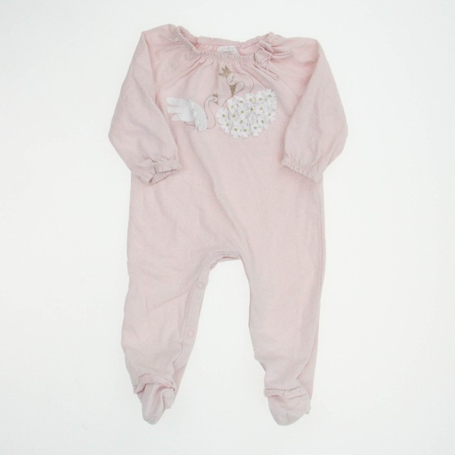 Mudpie Pink Long Sleeve Outfit 3-6 Months 