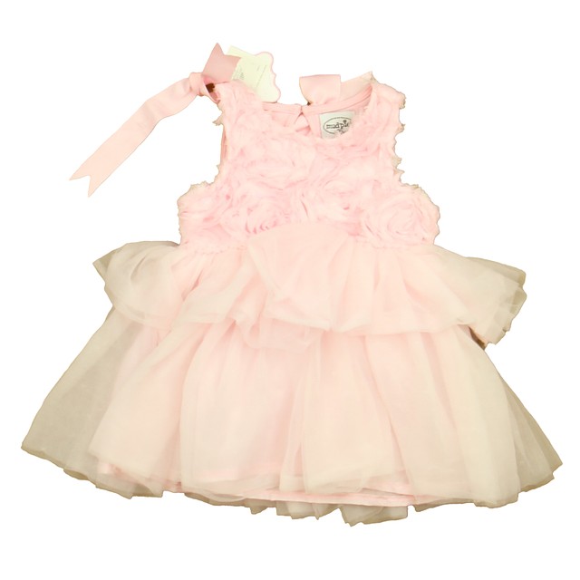 Mudpie Pink Dress 9-12 Months 