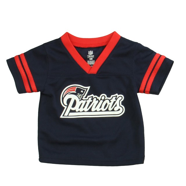 NFL Blue | Red Patriots Sports Jersey 12 Months 