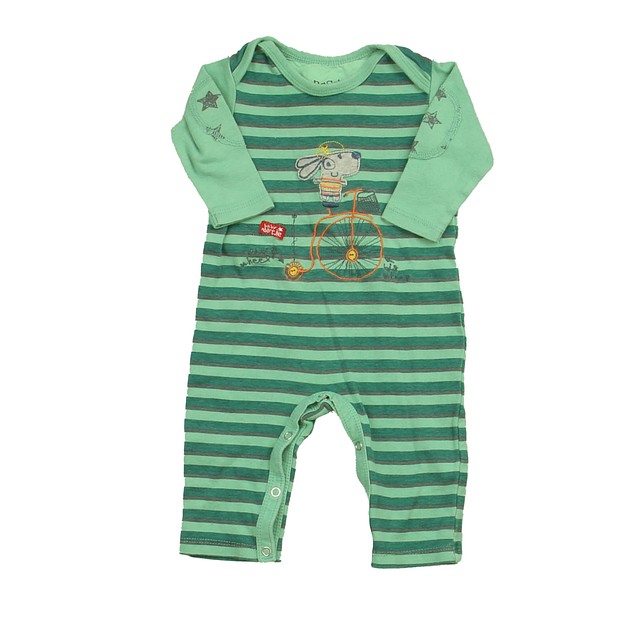 Naartjie Green | Stripes | Dog Long Sleeve Outfit 3-6 Months 