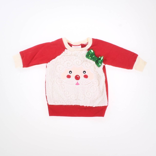 Nannette Kids Santa Sweatshirt 0-3 Months 