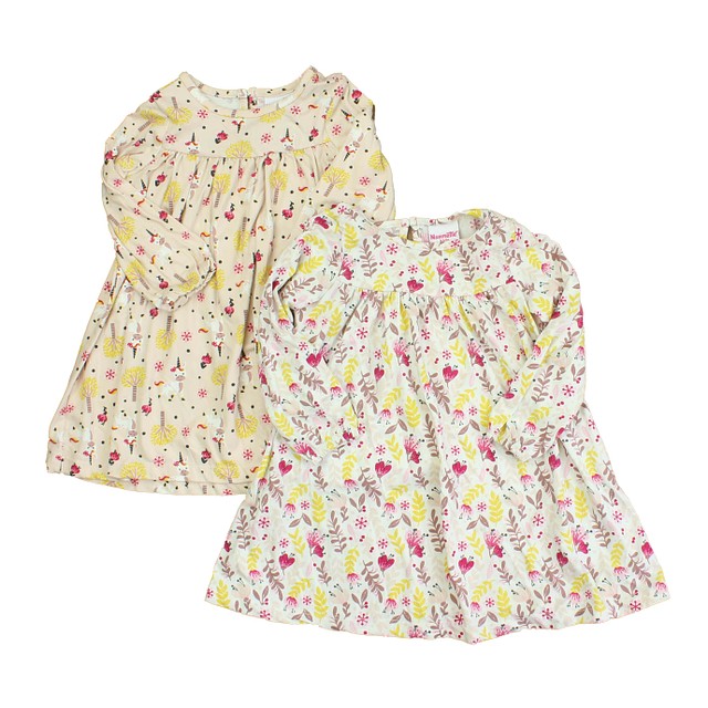 Nannette Kids 2-pieces White | Pink Dress 2T 