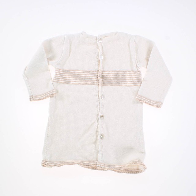 NaturaPura Cream | Taupe Sweater Dress 9 Months 