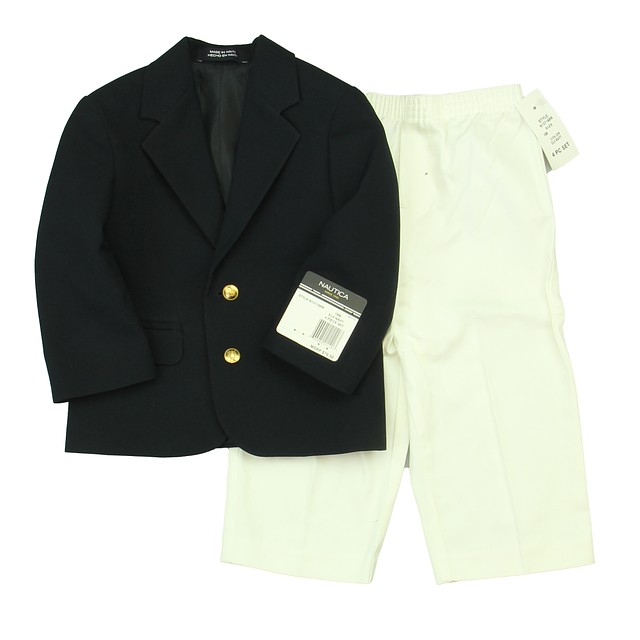 Nautica 2-pieces Navy | White Special Occasion Outfit 18 Months 