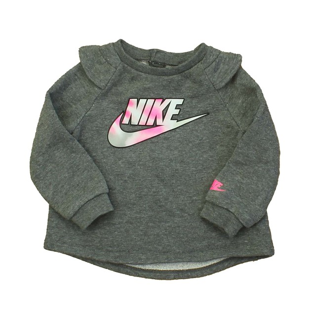 Nike Grey | Pink Sweatshirt 9 Months 