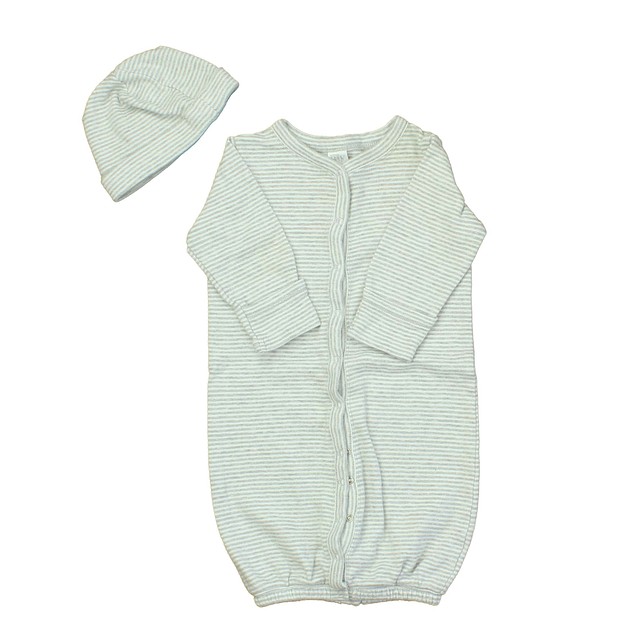 Nordstrom Baby 2-pieces Grey | White | Stripes Sleepsack New Born 