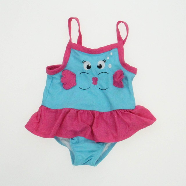Nursery Rhyme Blue | Pink 1-piece Swimsuit 6-9 Months 
