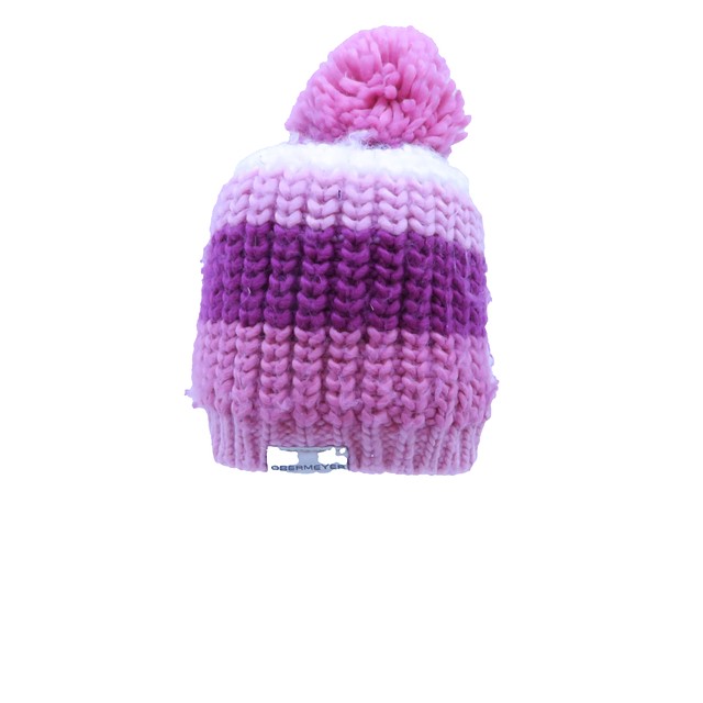 Obermeyer Pink | White | Stripes Winter Hat 2-4T 