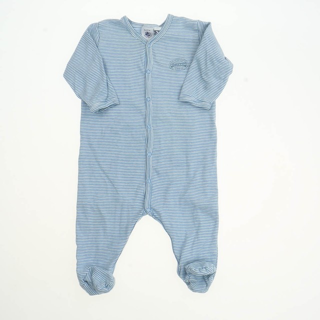 Petit Bateau Blue | White | Stripes Long Sleeve Outfit 6 Months (67 cm) 