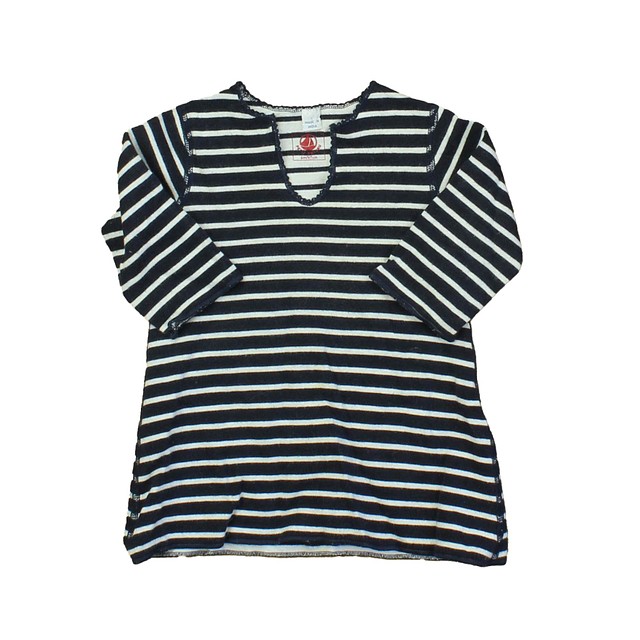 Petit Bateau Blue | White | Stripes Dress 6 Months 