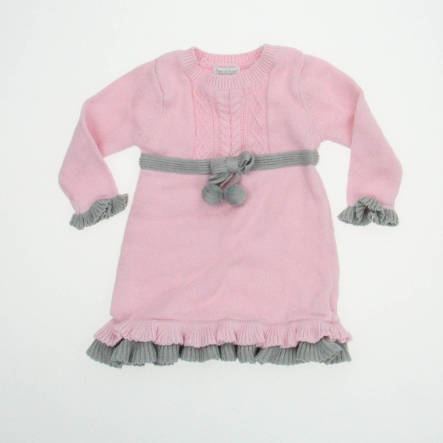 Piper & Posie Pink Sweater Dress 6-9 Months 