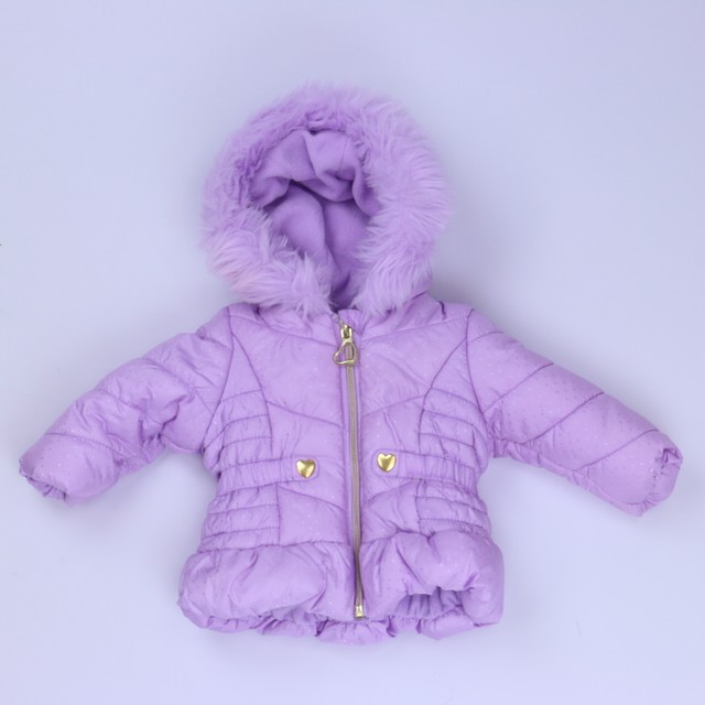 Pistachio Purple Winter Coat 6 Months 
