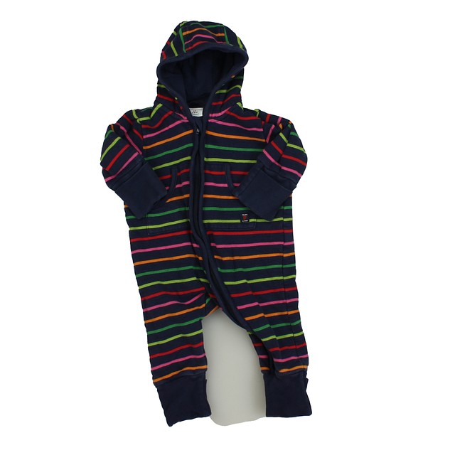 Polarn O. Pyret Blue | Multi | Stripes Long Sleeve Outfit 2-4 Month 