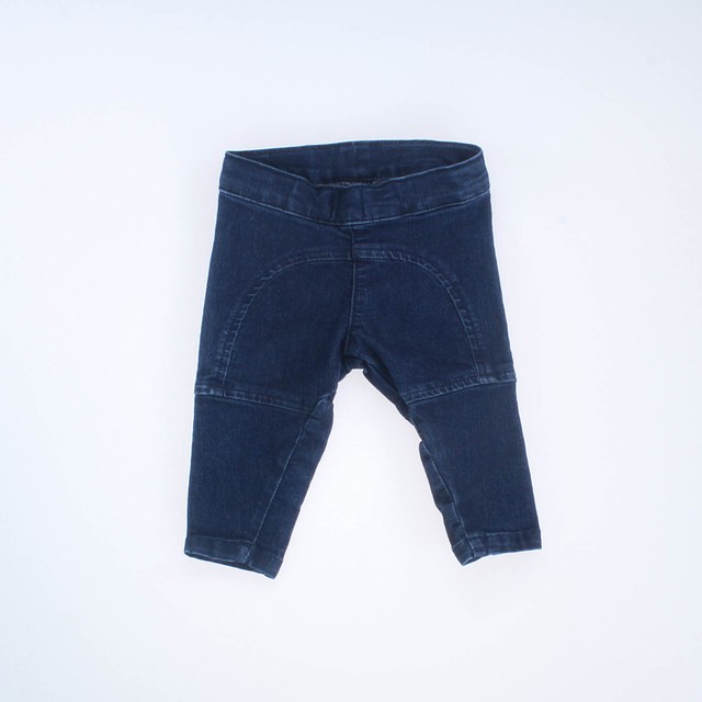 Polarn O. Pyret Dark Blue Denim Jeans 4-6 Months 