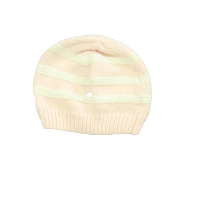 Pottery Barn Kids Pink | White Winter Hat 0-3 Month 