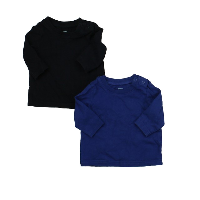Primary.com 2-pieces Blue | Black Long Sleeve T-Shirt 0-3 Months 