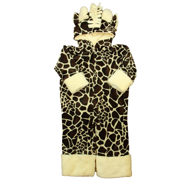 Princess Paradise Brown | Ivory | Giraffe 1-piece Non-footed Pajamas 12-18M 