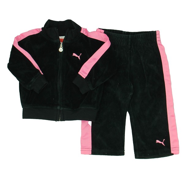Puma 2-pieces Black | Pink Apparel Sets 12 Months 