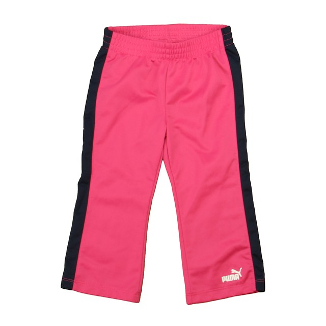 Puma Pink | Navy Athletic Pants 24 Months 