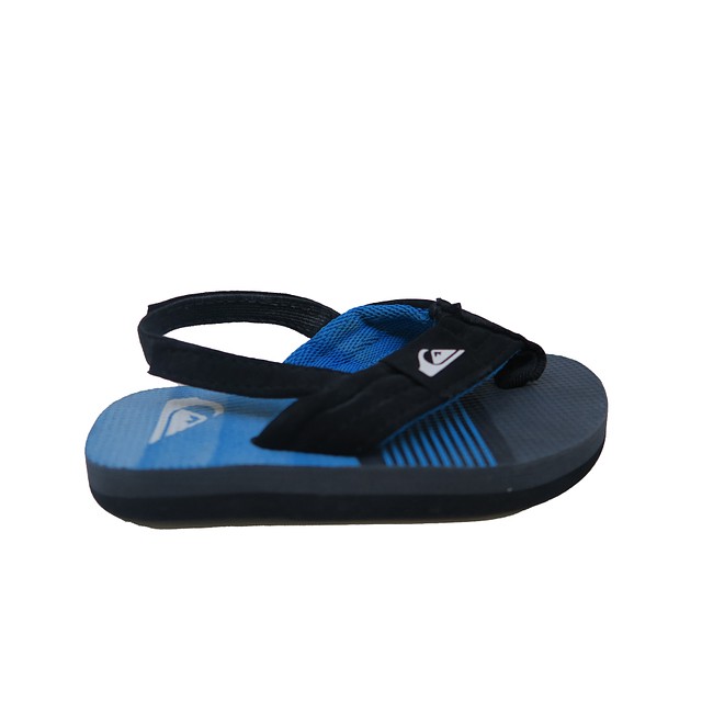 Quiksilver Black | Blue Flip Flops 3C 