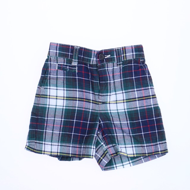 Ralph Lauren Green Plaid Shorts 12 Months 