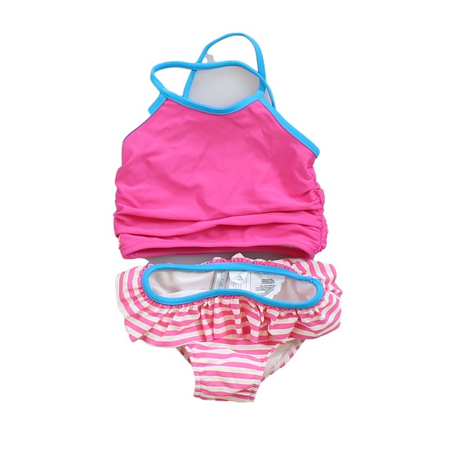 Ralph Lauren Pink | White | Blue | Stripes 2-piece Swimsuit 12 Months 