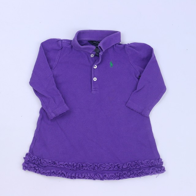 Ralph Lauren Purple Dress 12 Months 