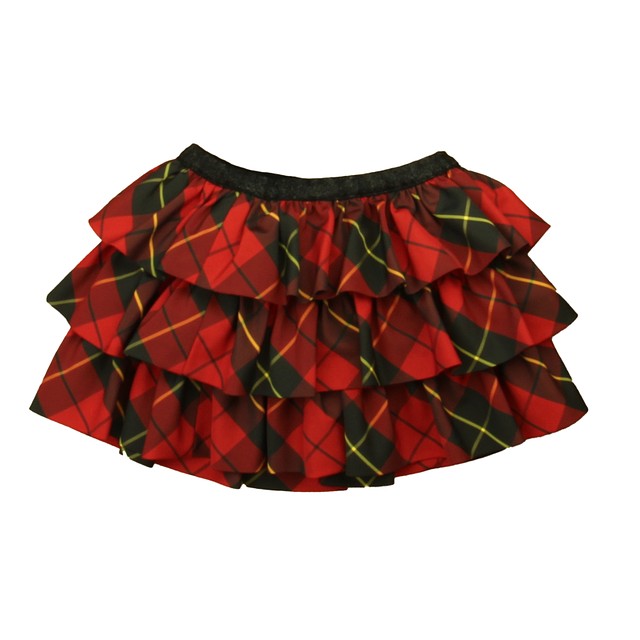 Ralph Lauren Red | Black Plaid Skirt 12 Months 