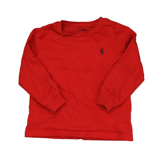 Ralph Lauren Red Long Sleeve T-Shirt 24 Months 