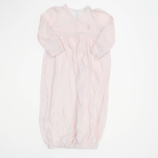 Ralph Lauren Pink | White | Stripes Nightgown 3 Months 