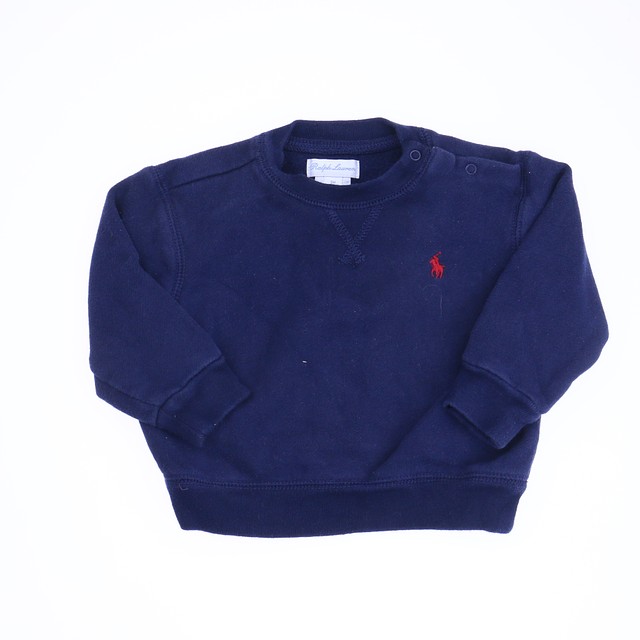 Ralph Lauren Navy Sweatshirt 9 Months 