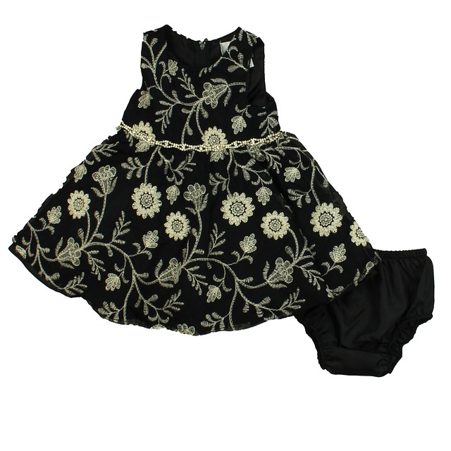 Rare Editions 2-pieces Black | White Special Occasion Dress 18 Months 