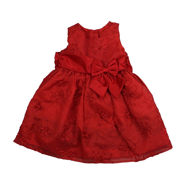 Rare, Too! Red Special Occasion Dress 24 Months 