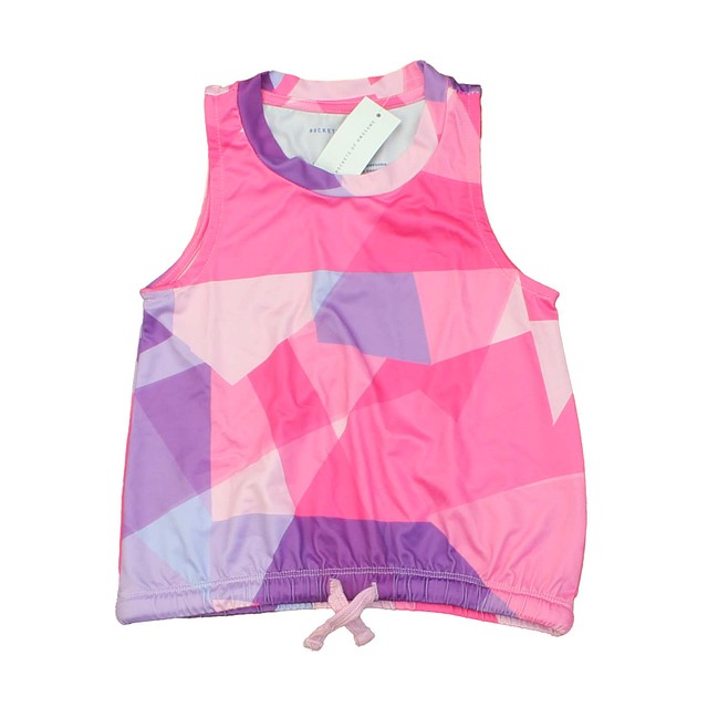 Rockets Of Awesome Pink | Purple | Geometric Shapes Athletic Top 4T 