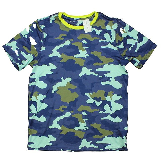 Rockets Of Awesome Blue | Camo Athletic Top 14 Years 