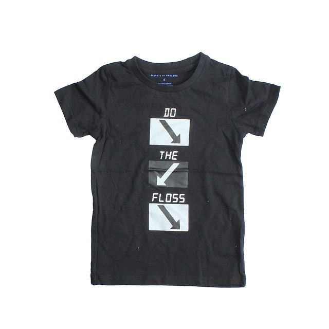 Rockets Of Awesome Black | Gray T-Shirt 4T 