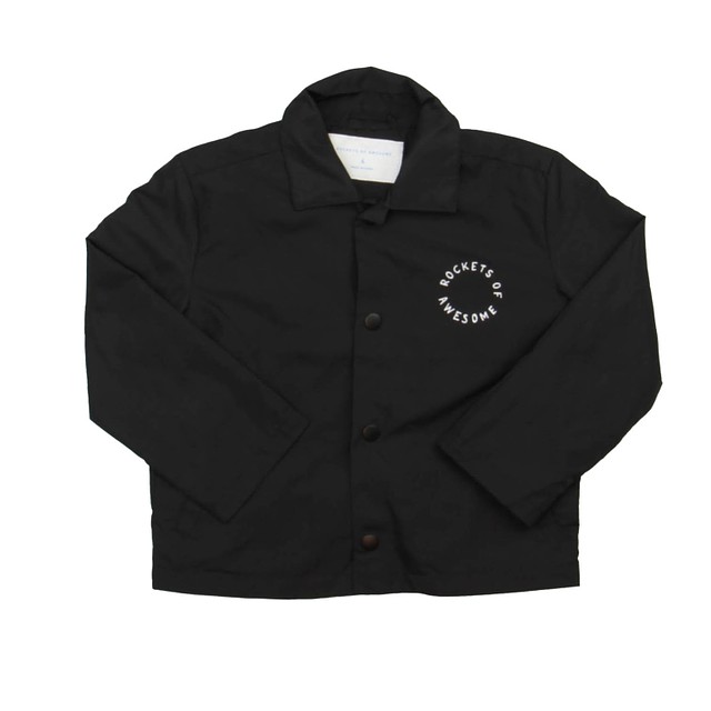 Rockets Of Awesome Black Jacket 4T 