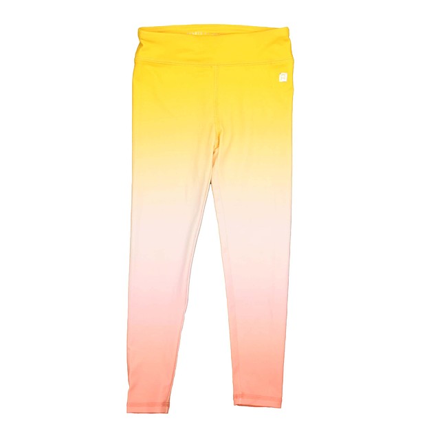 Rockets Of Awesome Yellow | Pink Leggings Little Girl 